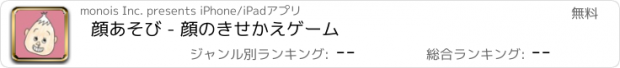 おすすめアプリ 顔あそび - 顔のきせかえゲーム