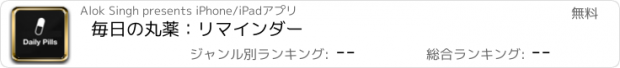 おすすめアプリ 毎日の丸薬：リマインダー