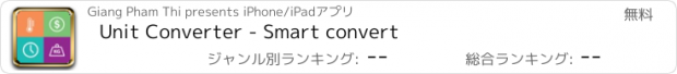 おすすめアプリ Unit Converter - Smart convert