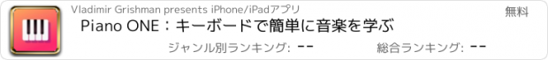 おすすめアプリ Piano ONE：キーボードで簡単に音楽を学ぶ