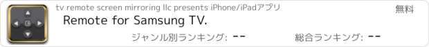 おすすめアプリ Remote for Samsung TV.