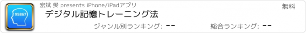 おすすめアプリ デジタル記憶トレーニング法