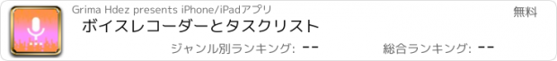 おすすめアプリ ボイスレコーダーとタスクリスト