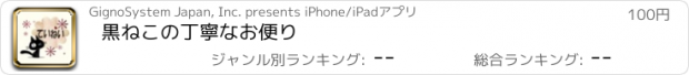 おすすめアプリ 黒ねこの丁寧なお便り