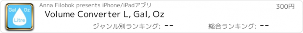 おすすめアプリ Volume Converter L, Gal, Oz