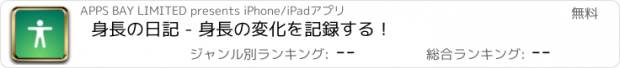 おすすめアプリ 身長の日記 - 身長の変化を記録する！