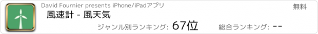 おすすめアプリ 風速計 - 風天気