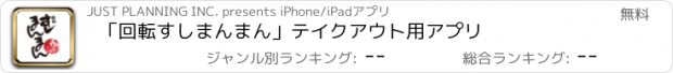 おすすめアプリ 「回転すしまんまん」テイクアウト用アプリ