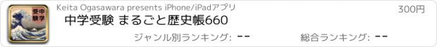 おすすめアプリ 中学受験 まるごと歴史帳660