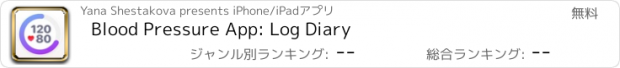 おすすめアプリ Blood Pressure App: Log Diary