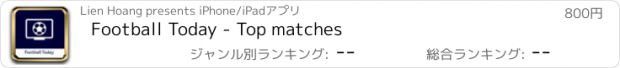 おすすめアプリ Football Today - Top matches