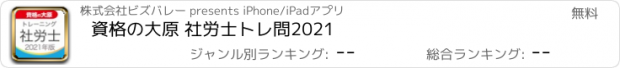 おすすめアプリ 資格の大原 社労士トレ問2021