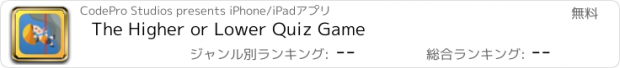 おすすめアプリ The Higher or Lower Quiz Game