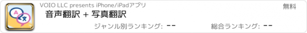 おすすめアプリ 音声翻訳 + 写真翻訳