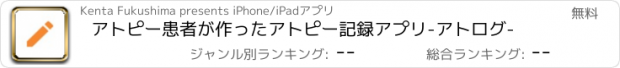 おすすめアプリ アトピー患者が作ったアトピー記録アプリ-アトログ-