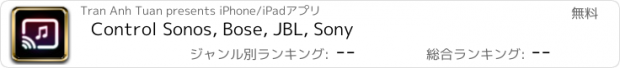 おすすめアプリ Control Sonos, Bose, JBL, Sony