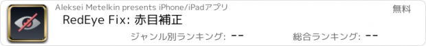 おすすめアプリ RedEye Fix: 赤目補正