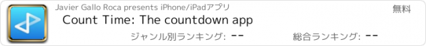 おすすめアプリ Count Time: The countdown app