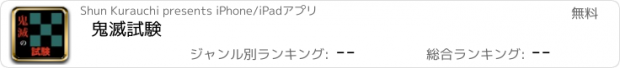 おすすめアプリ 鬼滅試験