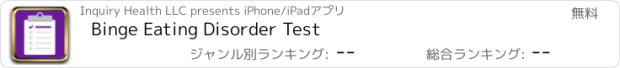 おすすめアプリ Binge Eating Disorder Test