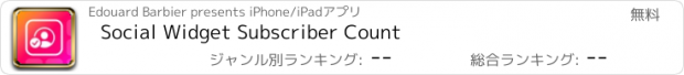 おすすめアプリ Social Widget Subscriber Count