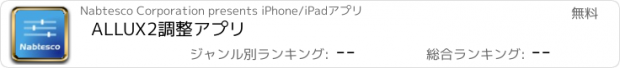 おすすめアプリ ALLUX2調整アプリ