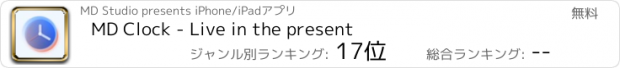 おすすめアプリ MD Clock - Live in the present