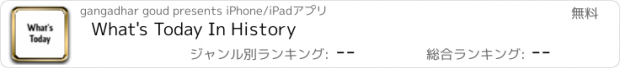 おすすめアプリ What's Today In History