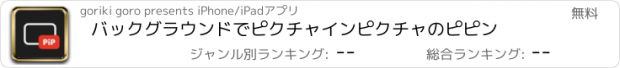 おすすめアプリ バックグラウンドでピクチャインピクチャのピピン