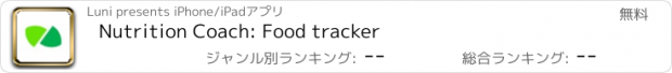 おすすめアプリ Nutrition Coach: Food tracker