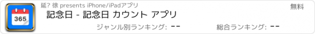 おすすめアプリ 記念日 - 記念日 カウント アプリ