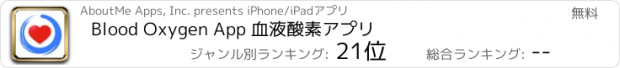 おすすめアプリ Blood Oxygen App 血液酸素アプリ