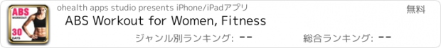 おすすめアプリ ABS Workout for Women, Fitness