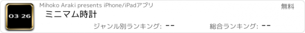 おすすめアプリ ミニマム時計