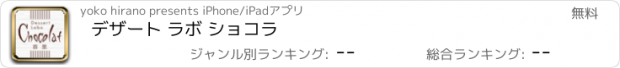 おすすめアプリ デザート ラボ ショコラ