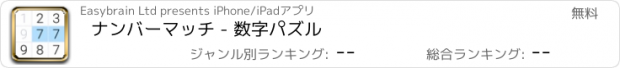 おすすめアプリ ナンバーマッチ - 数字パズル