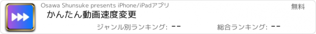 おすすめアプリ かんたん動画速度変更