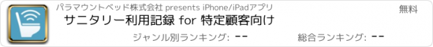 おすすめアプリ サニタリー利用記録 for 特定顧客向け