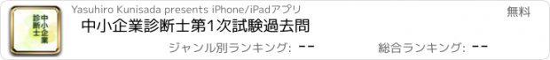 おすすめアプリ 中小企業診断士　第1次試験過去問