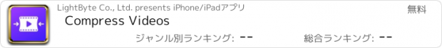 おすすめアプリ Compress Videos