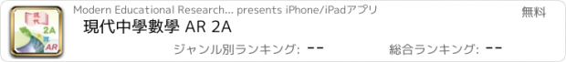おすすめアプリ 現代中學數學 AR 2A