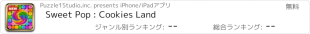 おすすめアプリ Sweet Pop : Cookies Land