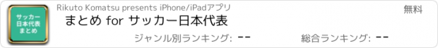 おすすめアプリ まとめ for サッカー日本代表