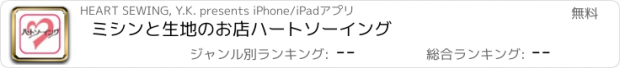 おすすめアプリ ミシンと生地のお店ハートソーイング