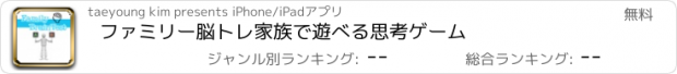 おすすめアプリ ファミリー脳トレ　家族で遊べる思考ゲーム