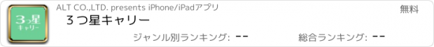 おすすめアプリ ３つ星キャリー