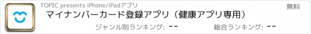 おすすめアプリ マイナンバーカード登録アプリ（健康アプリ専用）