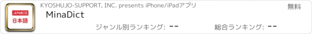 おすすめアプリ MinaDict