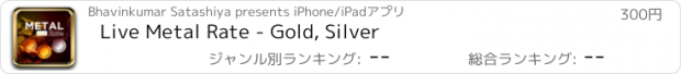 おすすめアプリ Live Metal Rate - Gold, Silver