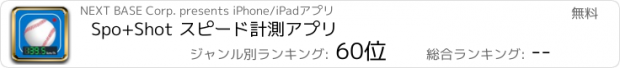 おすすめアプリ Spo+Shot スピード計測アプリ